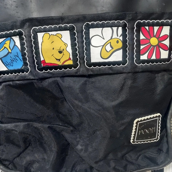 Vintage Disney Fun & Friendly Pooh Gear Black Winnie the Pooh Bookbag - Picture 4 of 13